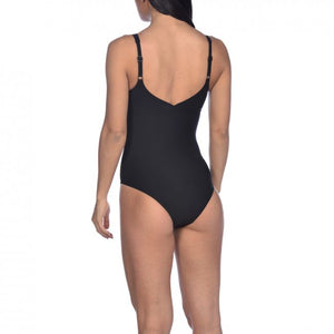 Eva Wing Back up women's swimsuit, black