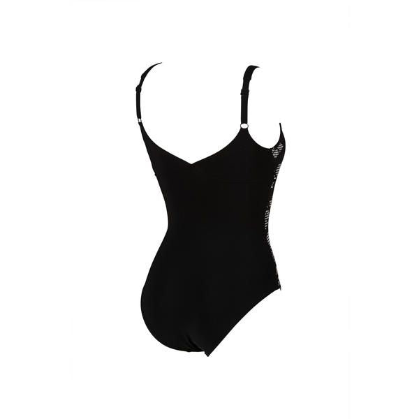 Eva Wing Back up women's swimsuit, black