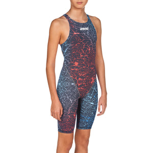 Powerskin ST 2.0 girls' racing suit, Storm blue-red