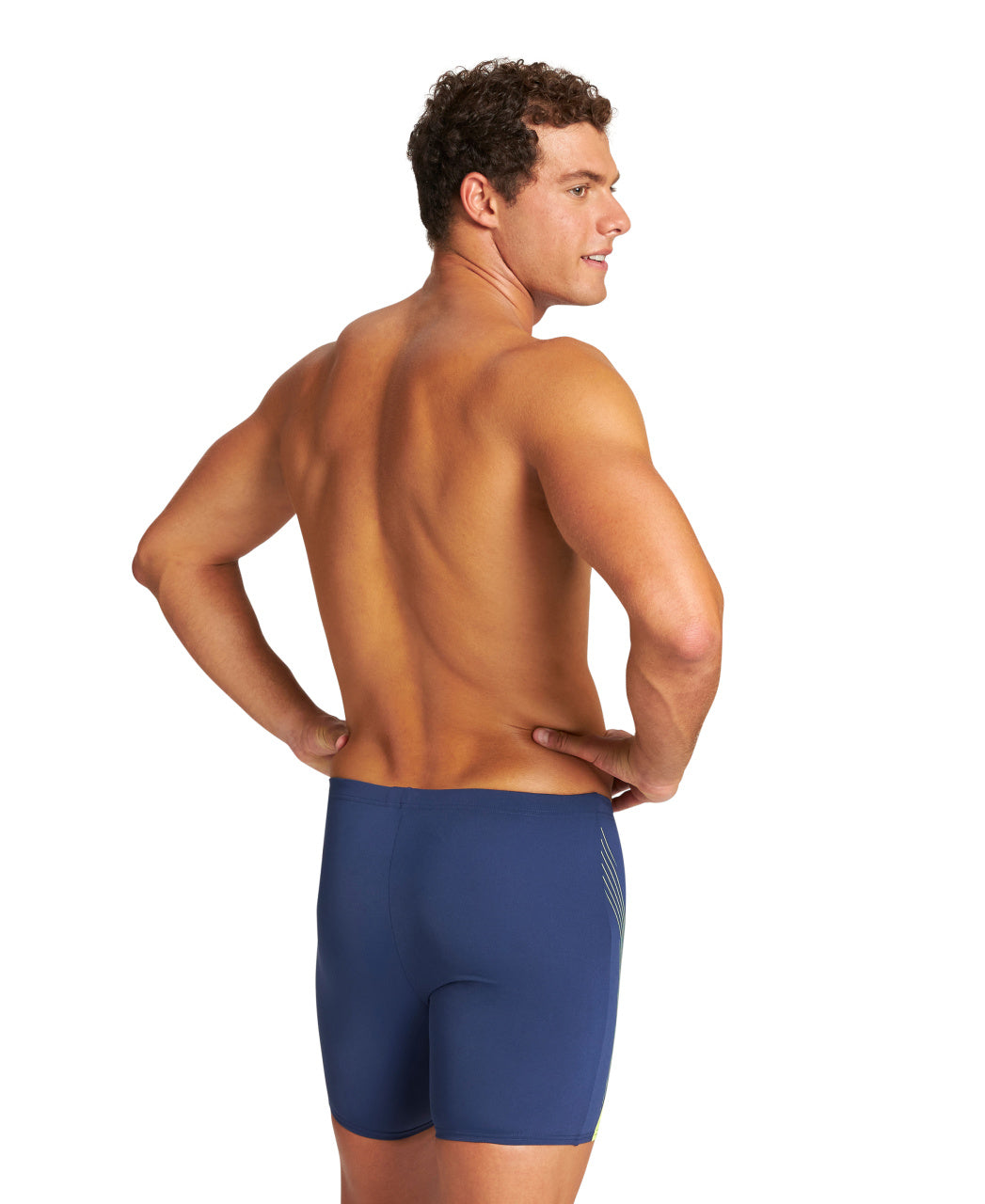Light Touch Mid Jammer men's swim trunks, dark blue