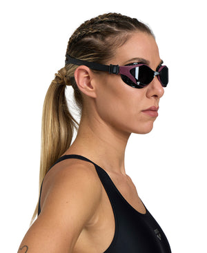 Air-Bold Swipe swimming goggles, burgundy