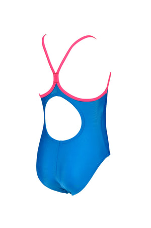 Training Kids girls swimsuit, turquoise