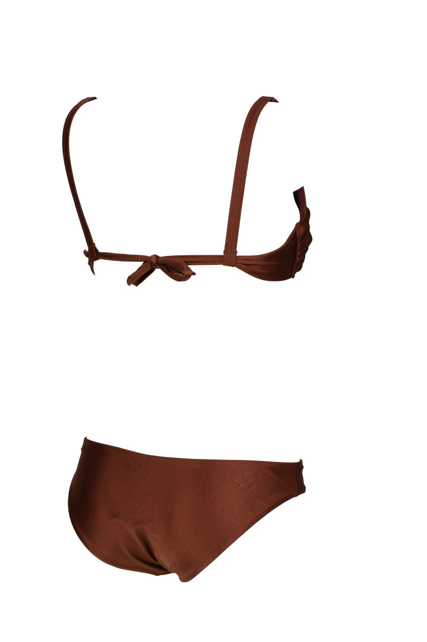Bikini Bralette Solid naisten bikini, burgundi