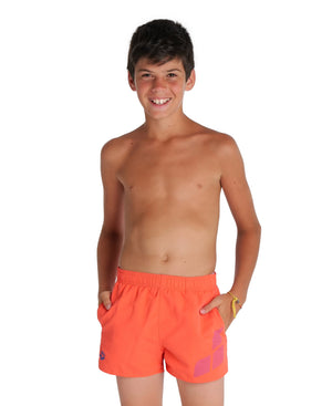 Beach Boxer Logo poikien uimashortsit, oranssi