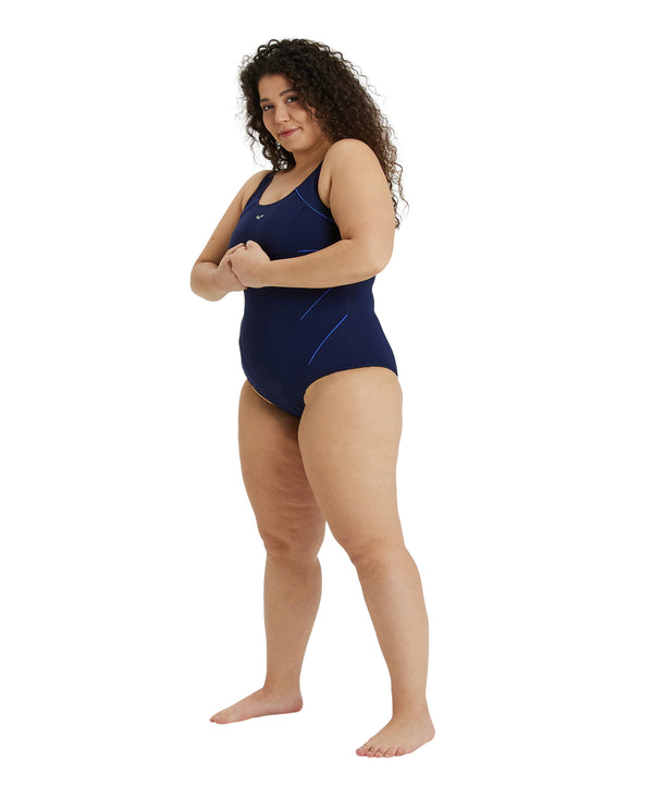 Jewel Plus-koon naisten uimapuku, tummansininen