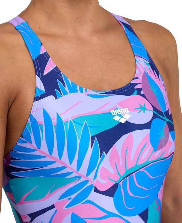 Tropic Control Pro Back women's swimsuit, blue-purple