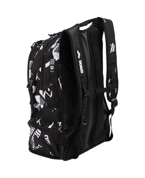 Fastpack 3.0 Allover Ric reppu, musta-valkoinen