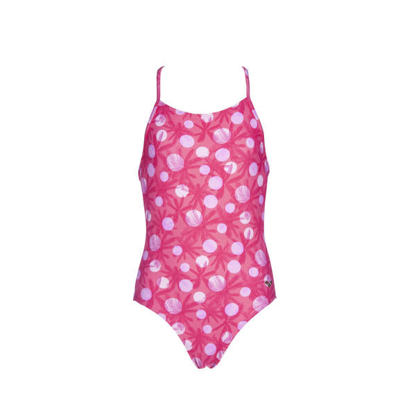 Tropical Summer tyttöjen uimapuku, pinkki