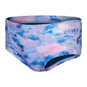 13.5cm Club Training Allover Brief miesten uimahousut, sini-violetti