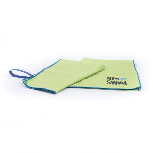 BornToSwim® Microfibre towel, green