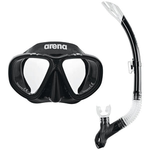 Premium Children's diving mask+snorkel, black