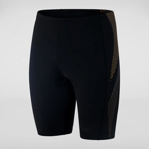 Tech Panel Jammer men's swimming trunks, black-orange