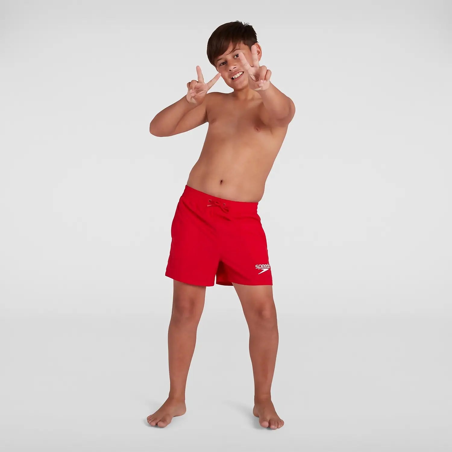 Watershort Essential Jr 13" poikien uimashortsit, punainen