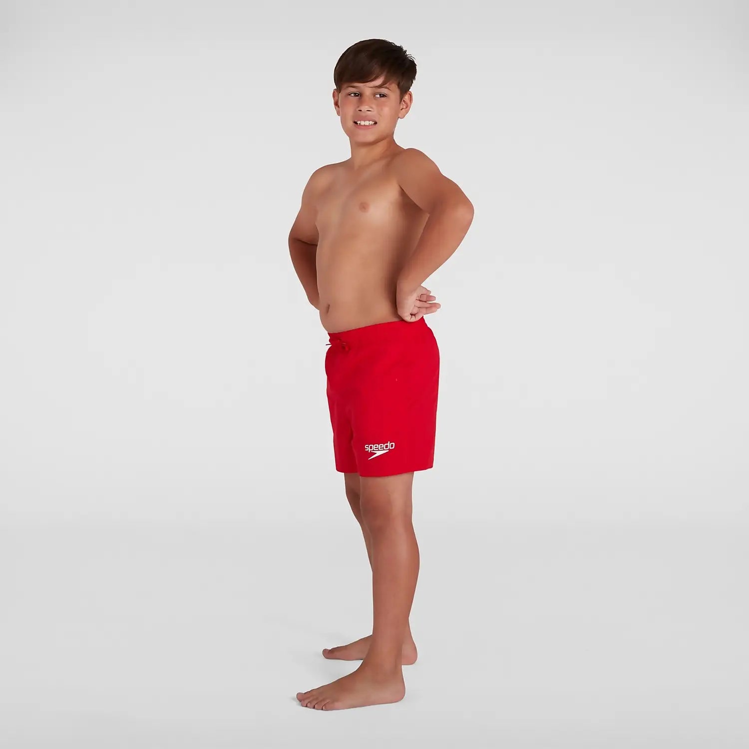Watershort Essential Jr 13" poikien uimashortsit, punainen