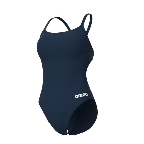 Team Challenge Solid women's swimsuit, navy blue