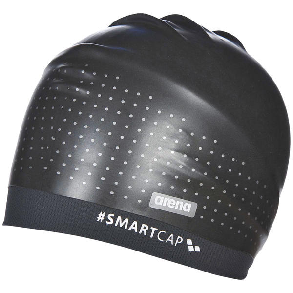 SmartCap Training silikooninen uimalakki, musta/harmaa