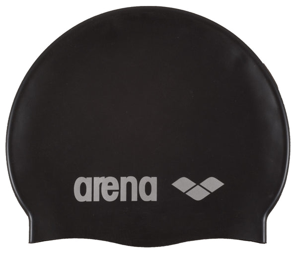 Classic Silicone swimming cap, black