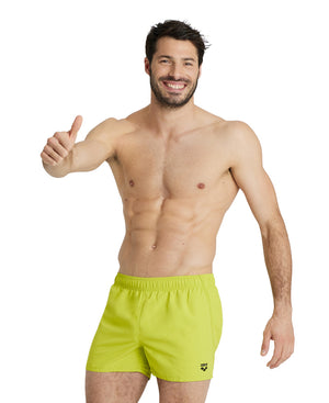 Fundamentals X-Short men's swimming shorts, yellow