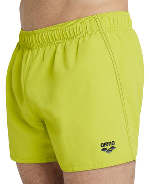 Fundamentals X-Short men's swimming shorts, yellow