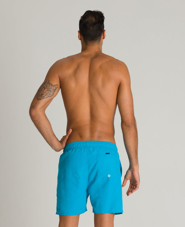 Fundamentals men's swimming shorts, turquoise