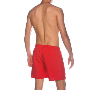 Fundamentals Logo miesten uimashortsit, punainen