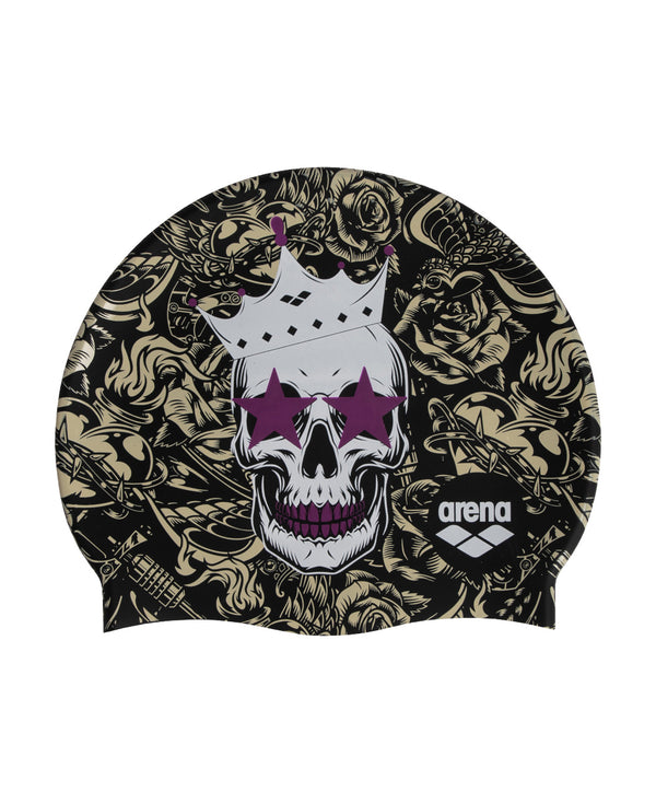 Print Cap 2 Crazy King Skull uimalakki