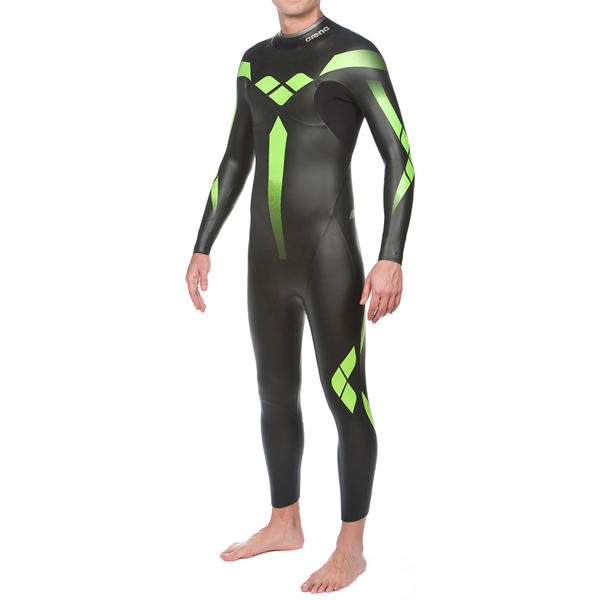 TriWetsuit miesten märkäpuku, vihreä-musta