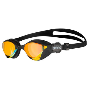 Cobra TRI Swipe Mirror open water swimming goggles, gold-black