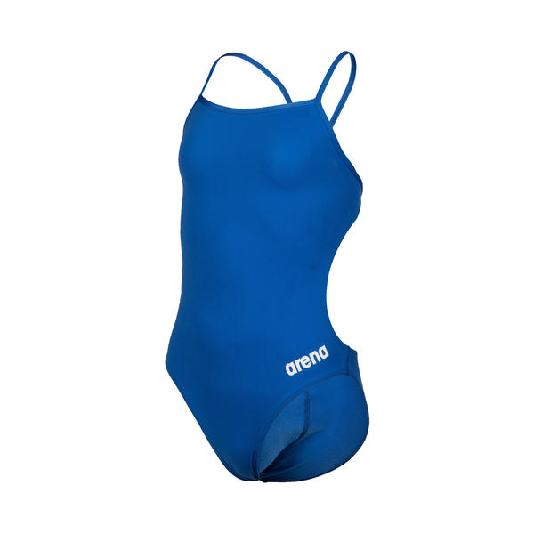 Team Challenge Solid girls swimsuit, blue