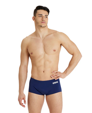 Solid boxer Men's swimwear, dark blue