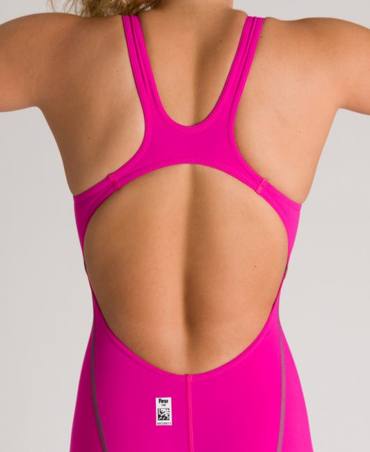Powerskin St 2.0 avoselkäinen kilpapuku, pinkki