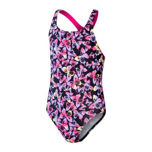 Allover Medalist girls swimsuit, butterfly