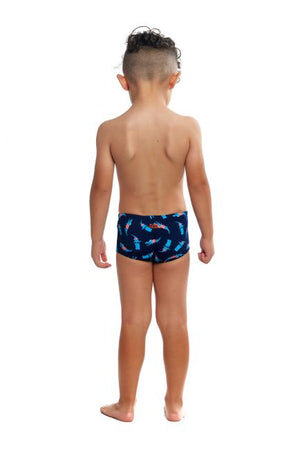 Croc Top Printed Trunk Toddler swim trunks
