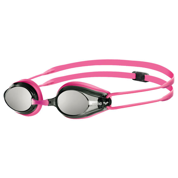 Tracks Mirror swimming goggles, pink-smoke