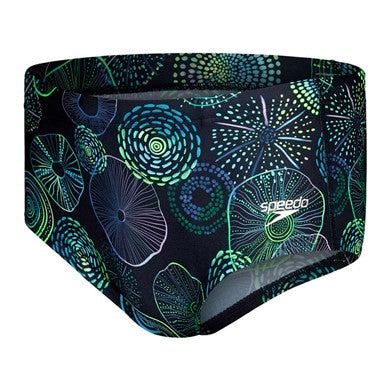 17cm Club Training Allover Brief miesten uimahousut, tummansini-vihreä