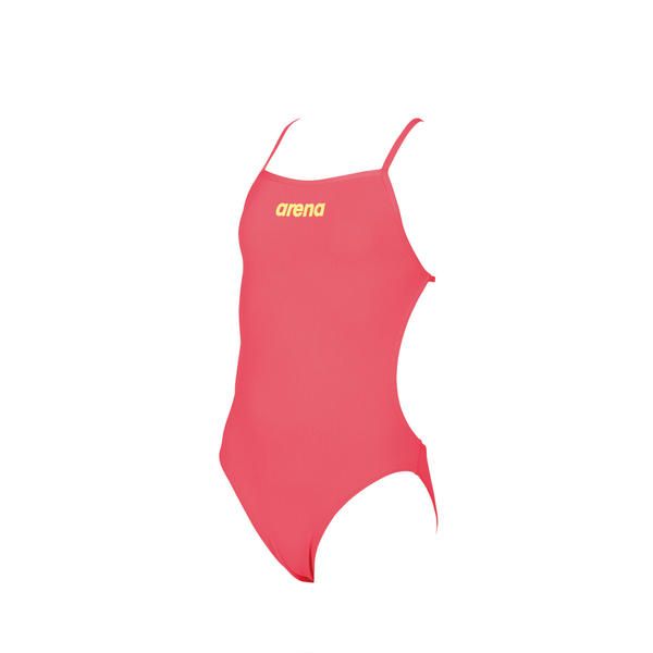 Solid Lightech Girls swimsuit, coral