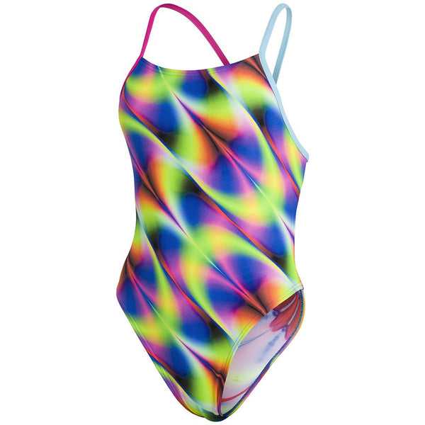 Allover tie-back women's swimsuit