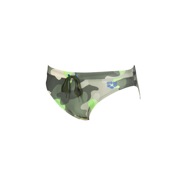 Yoshi Brief men's swimming trunks, camo