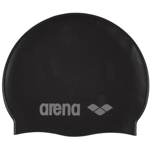 Classic junior swimming cap, black