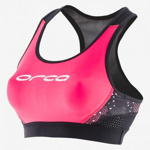 Core Support Bra Women's top, pink/black