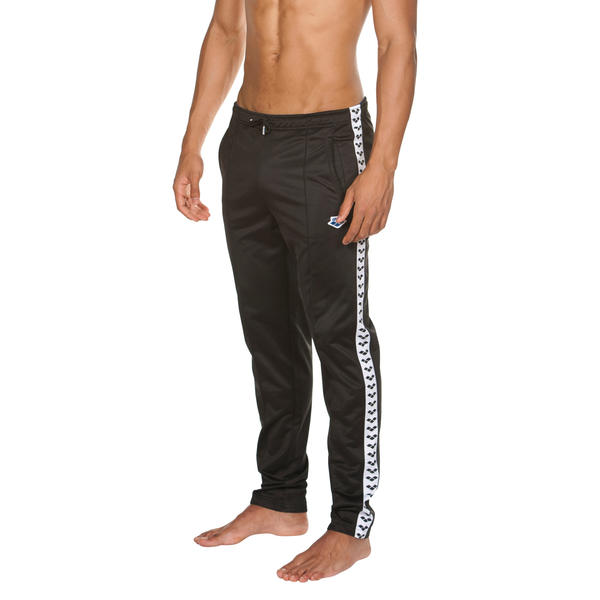 Retro men's sweatpants, black