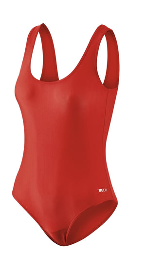 Women's swimsuit with U-back, red