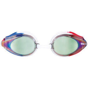 Tracks Mirror swimming goggles, blue-red