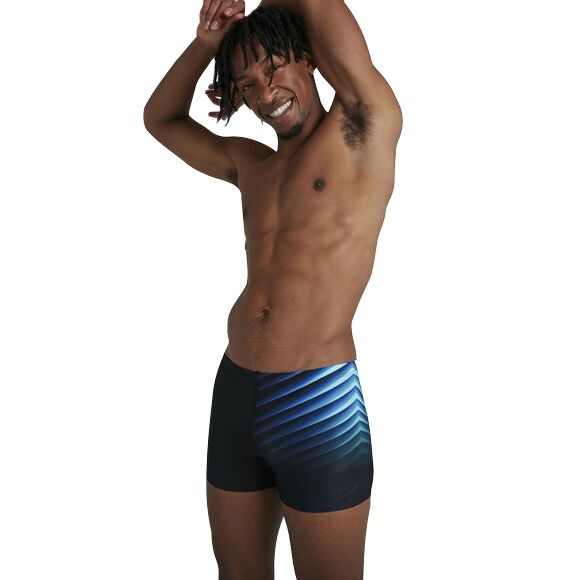 Placement Men's swimwear, black/blue