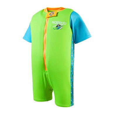Character Printed Float Suit floating suit, green