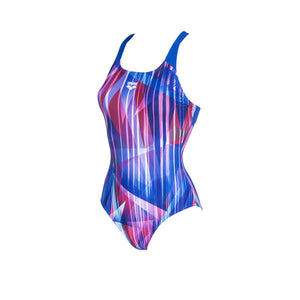 Shading Prism Naisten liivillinen uimapuku, sininen