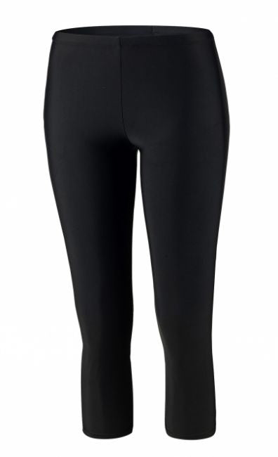 Women's black swimming leggings
