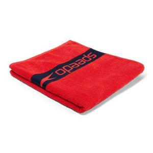 Speedo Border Towel, red