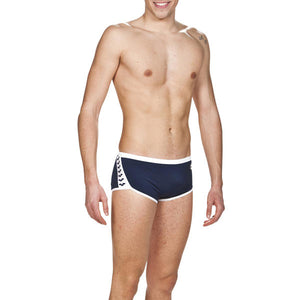 Team Stripe boxer Men's swimwear, dark blue