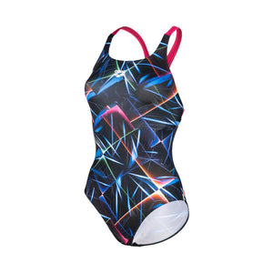 Swim Pro women's swimsuit, pink-navy